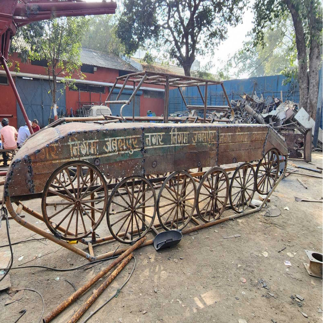 Jabalpur Scrap Sculpture Ongoing Project